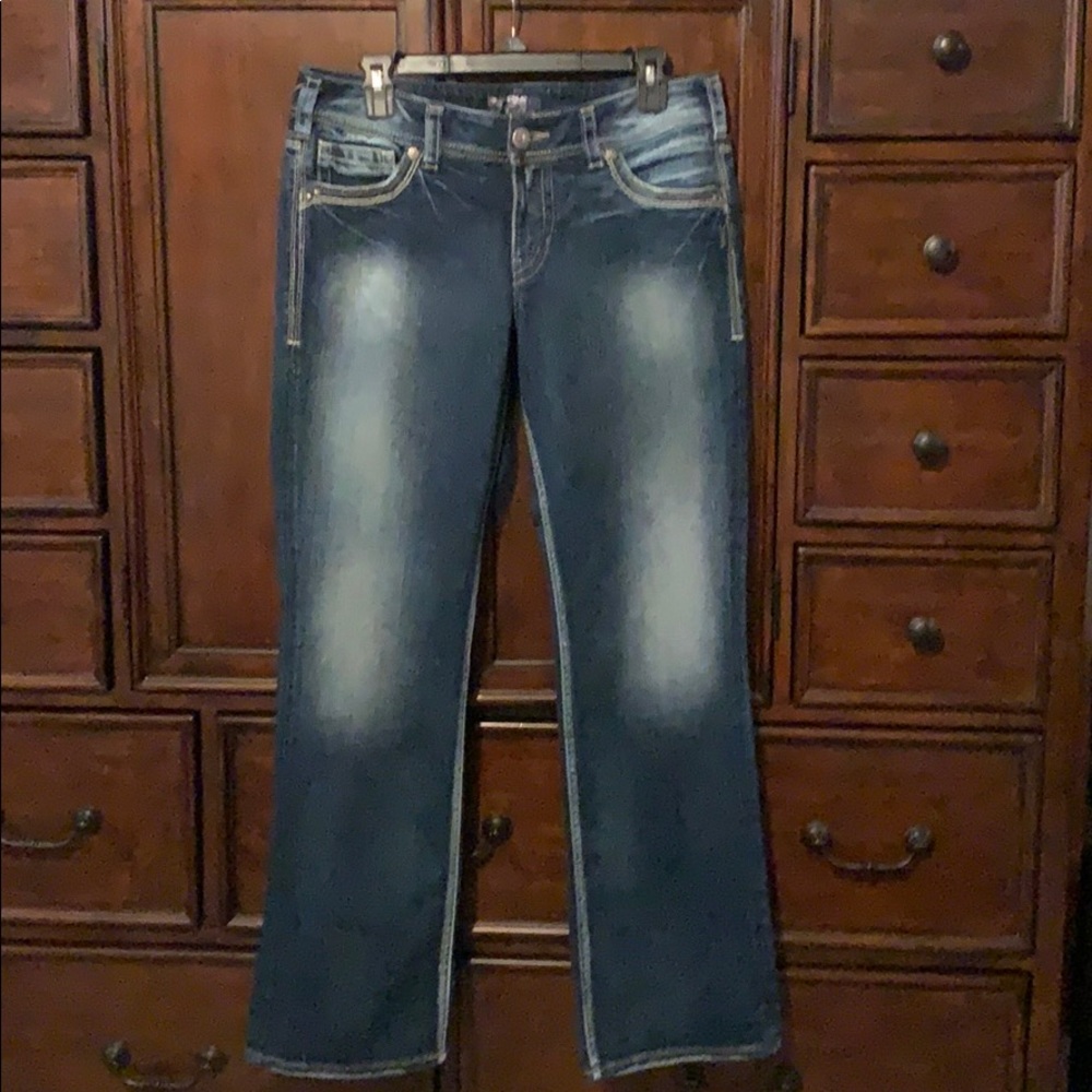 Sliver Suki boot cut slim jeans size 32W 31L